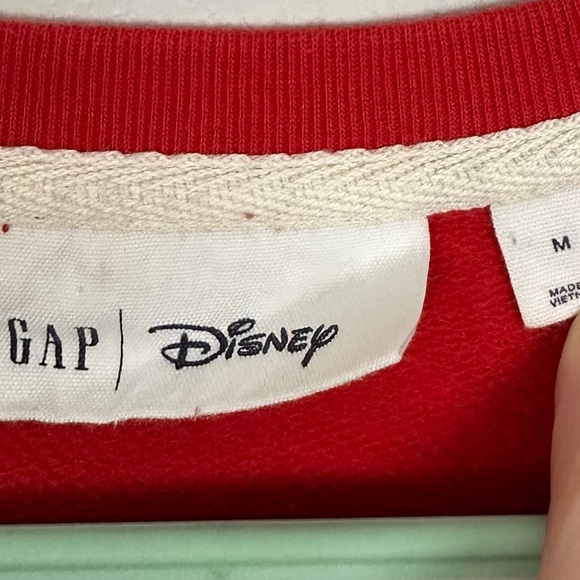 GAP x Disney Mickey Mouse Red Sweatshirt - Picture 5 of 8